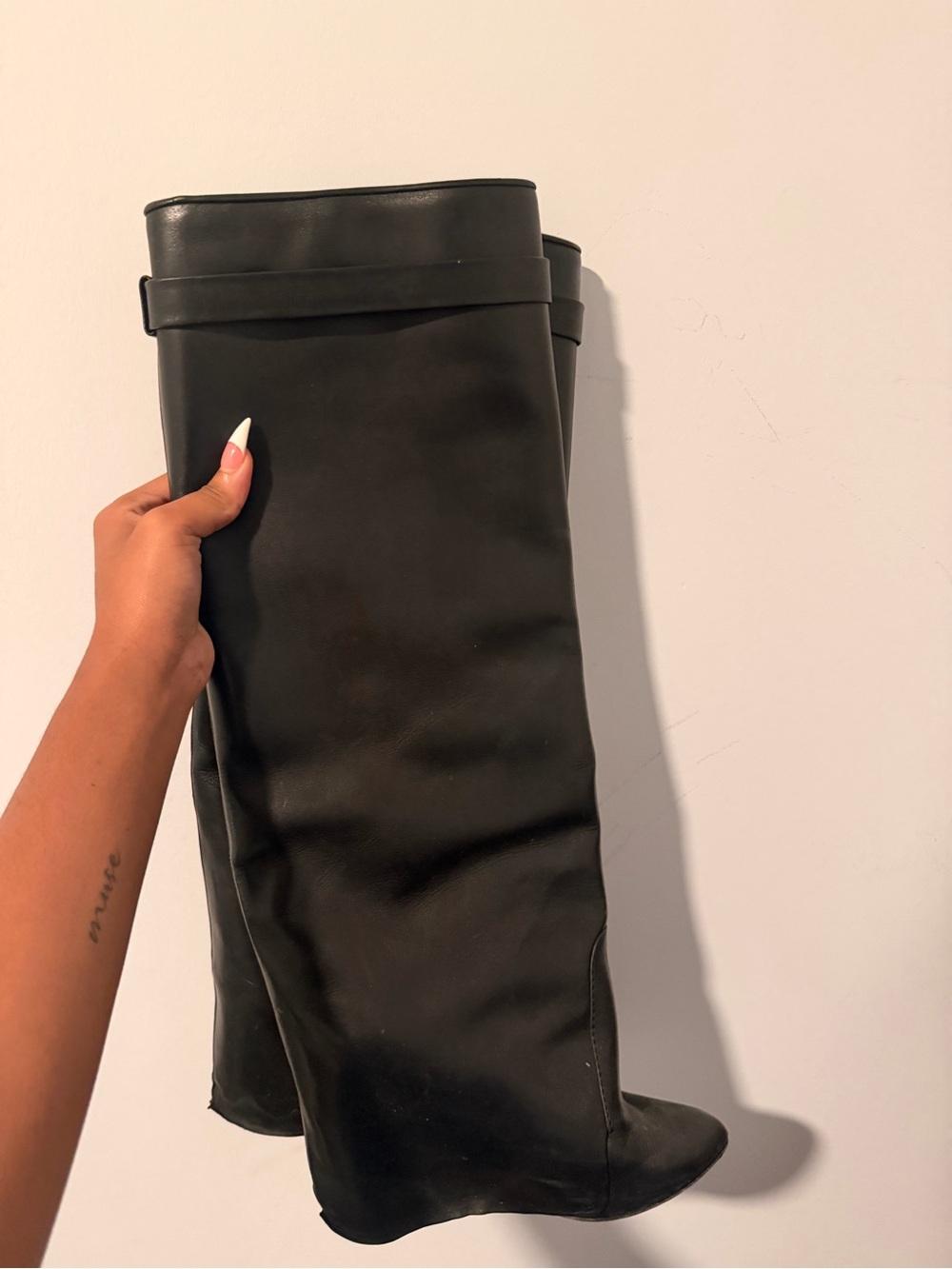 2012 Givenchy Layered Shaft Boots
